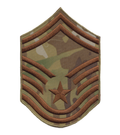 Large Senior Master Sergeant (SMSgt) USAF OCP Rank Patch