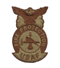 USAF Fire Protection (Axe and Helmet) Multicam/OCP Patch