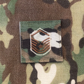 Air Force 7 Color OCP Rank with hook - Master Sergeant (MSgt/E7) - 2 pack