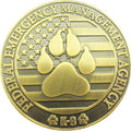 FEMA K-9 / K9 Challenge Coin - Department of Homeland Security
