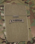 K-9 / K9 Handler Tab Brown Patch - 2 Pack