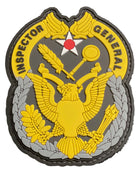 Inspector General (IG) Badge PVC Patch - alternate view