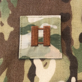 Air Force 7 Color OCP Rank with hook - Captain (Capt/03) - 2 pack