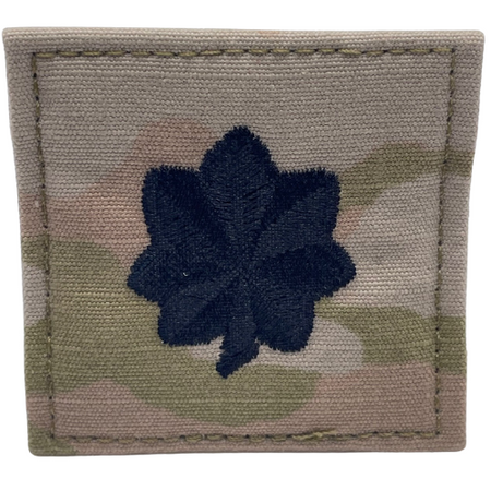 Air Force 3 Color OCP Rank with hook - Lieutenant Colonel (Lt Col/05) - 2 pack - alternate view