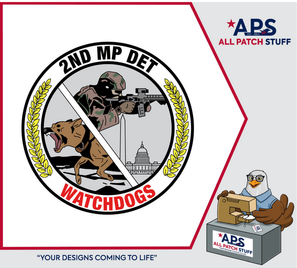 2nd Mp Lettering 2nd MP Detachment Watchdogs Patch – ALL Patch Stuff