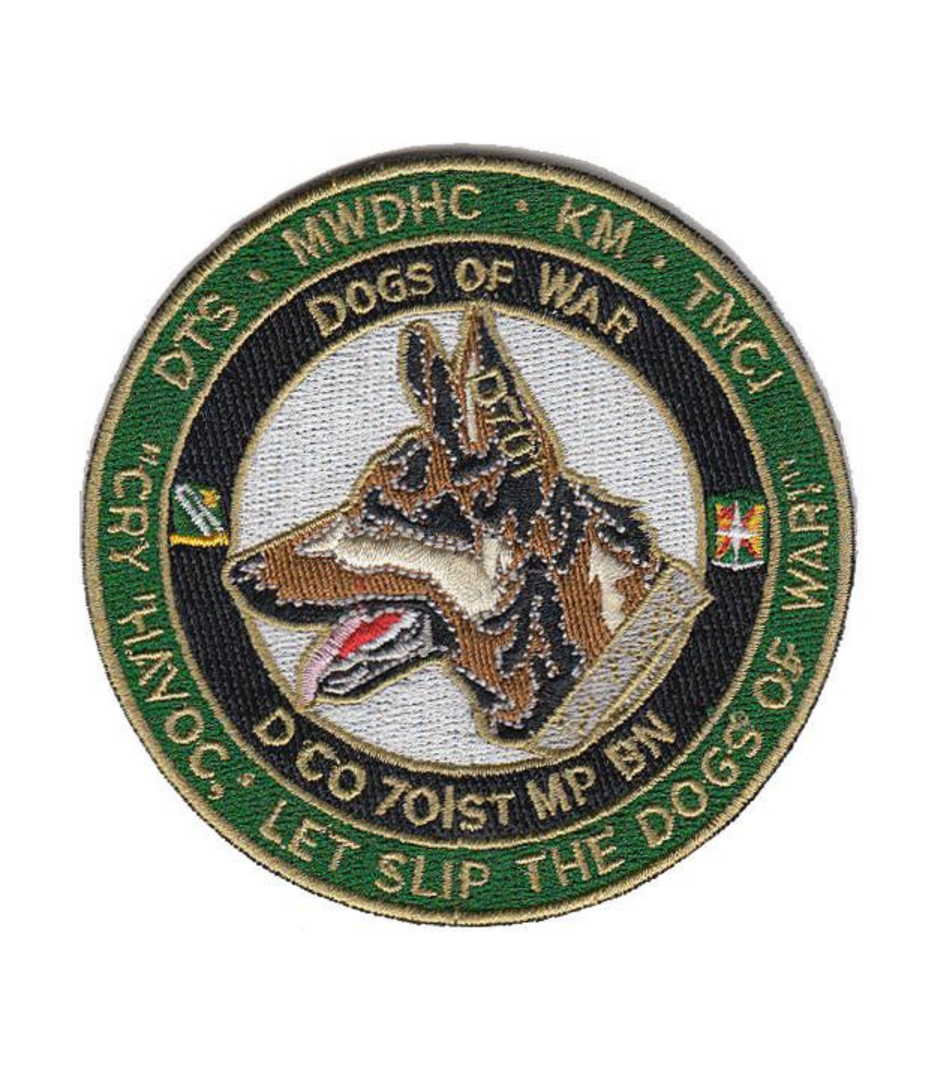 31 Kilo / 31K - 701st Army MP K-9 / K9 Patch