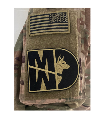 31 Kilo / 31K OCP Army MP K-9 / K9 MWD Patch