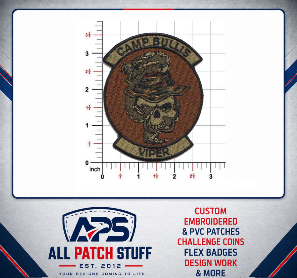 343d Training Squadron - Camp Bullis Viper OCP Custom Embroidered Patch