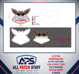 432d Wing Council 5/6 Colored Custom PVC Patch