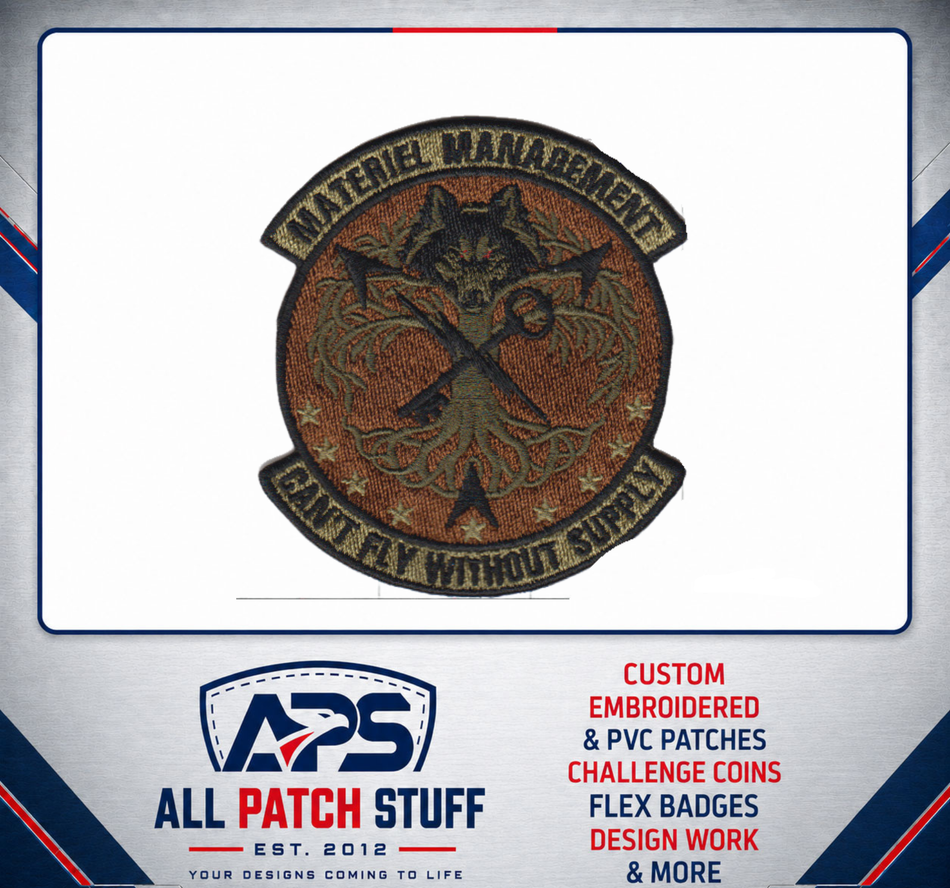 48th Logistics Readiness Squadron OCP Custom Embroidered Patch