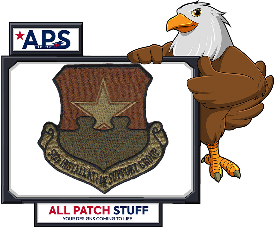 502nd Installation Support Group Custom Embroidered Patch