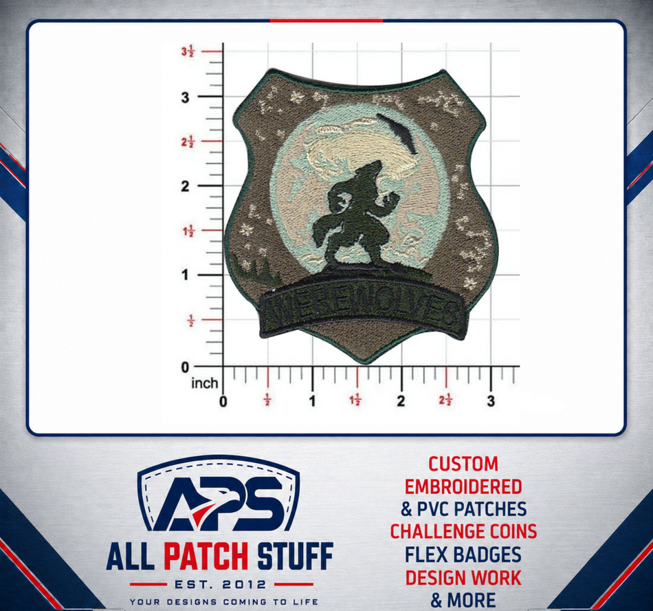 509th Security Forces Squadron Full Color Custom Embroidered Patch