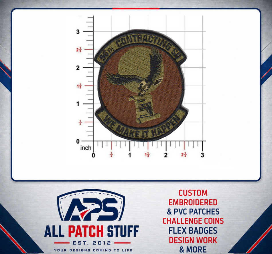 56th Contracting Squadron Custom Embroidered Patch