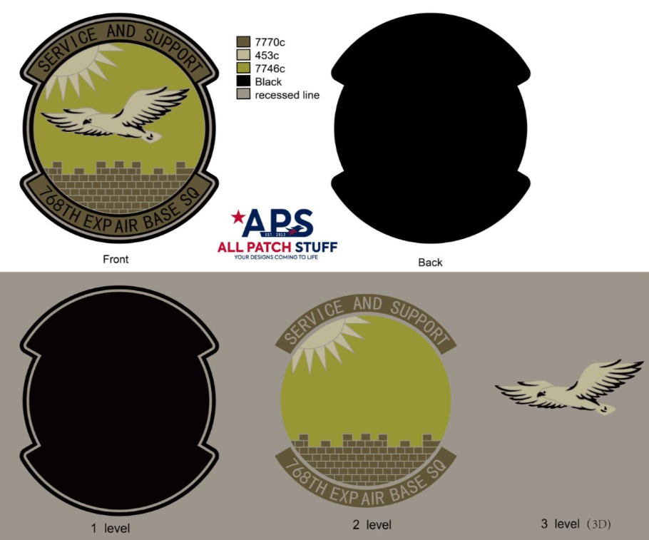 768th Exp Air Base Squadron - Colored