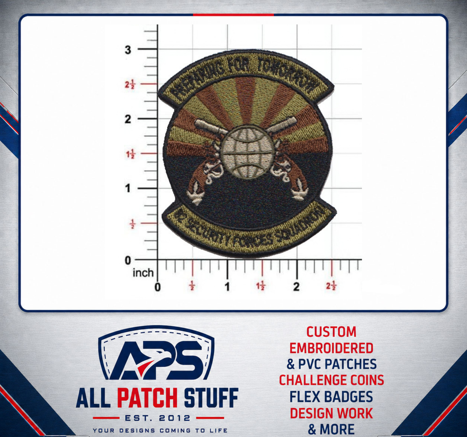 82nd Security Forces Squadron Custom Embroidered Patch