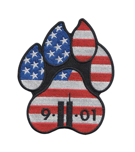 9-11 American Flag Paw Patch