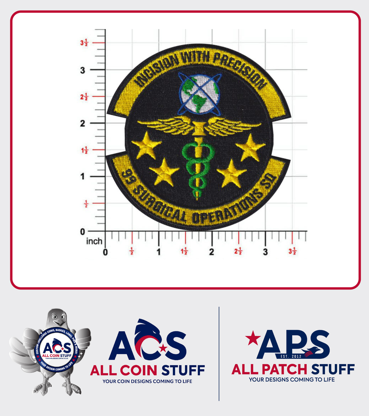 99th Surgical Operations Sq Colored