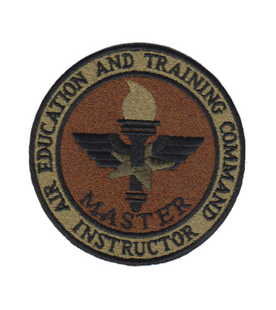 AETC MASTER Instructor Spice Brown OCP Patch