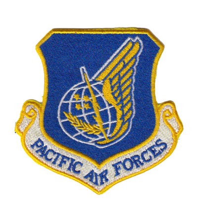 AF Pacific Air Force Command (PACAF) Majcom Color Patch
