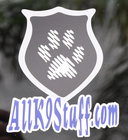 ALLK9Stuff.com Logo Sticker - alternate view