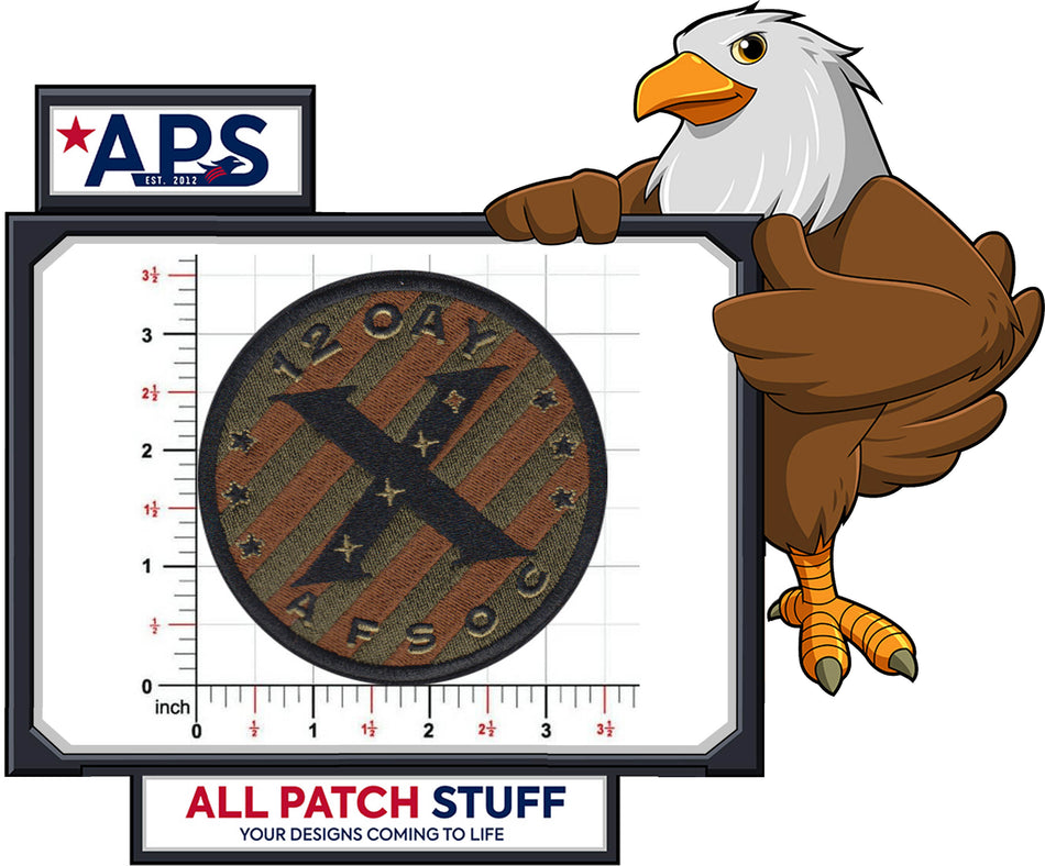 AFSOC 12th Outstanding Airman of the Year Custom Embroidered Patch