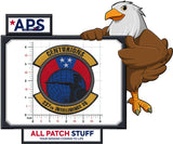 237th Intelligence Squadron Colored Custom Embroidered Patch - 4 inch