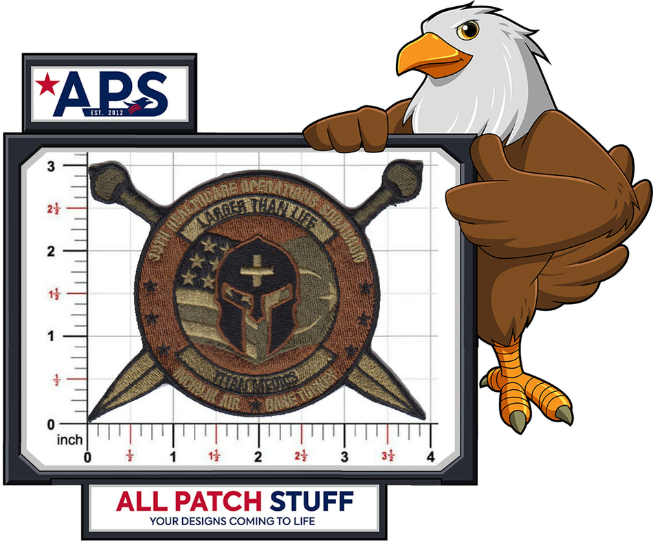 39th Healthcare Operations Squadron - Gladiators Morale Custom Embroidered Patch
