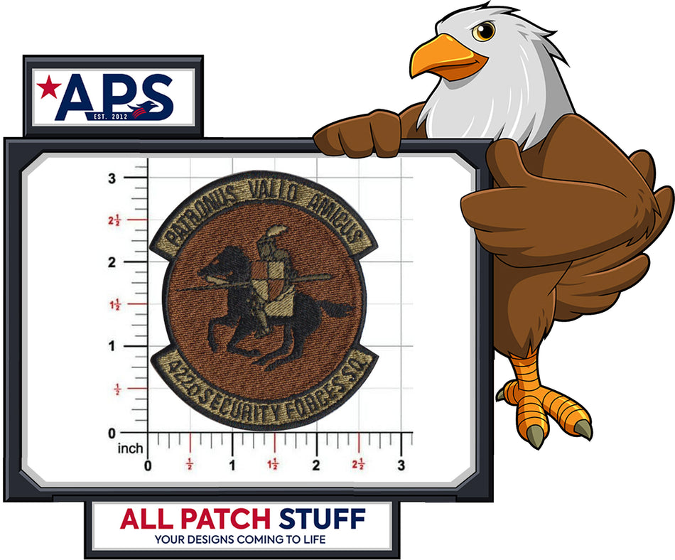 422d Security Forces Squadron Custom Embroidered Patch
