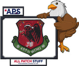Holiday 432D Wing Morale Color Custom Embroidered Patch