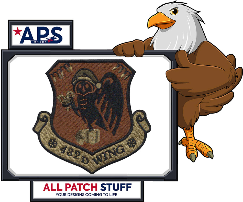 432d Wing Holiday Morale OCP Custom Embroidered Patch