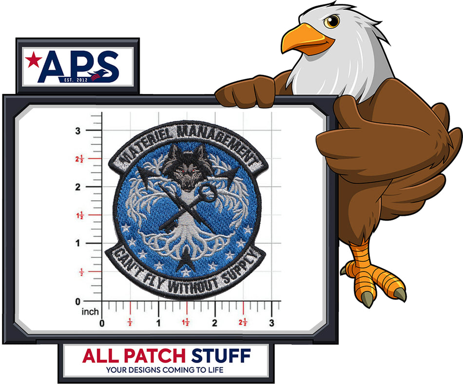 48th Logistics Readiness Squadron Full Color Custom Embroidered Patch