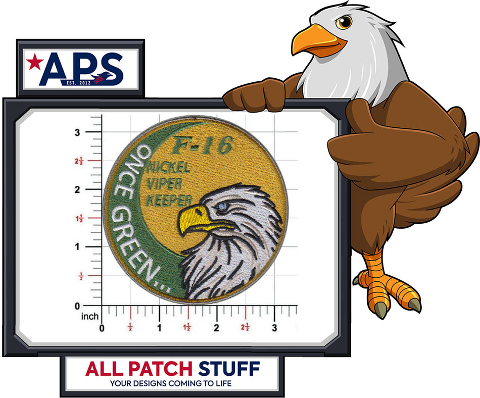 555th Aircraft Maintenance Unit Custom Embroidered Patch