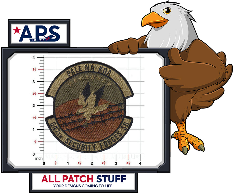 647th Security Forces Squadron Custom Embroidered Patch