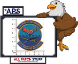 837th Training Squadron Colored Custom Embroidered Patch