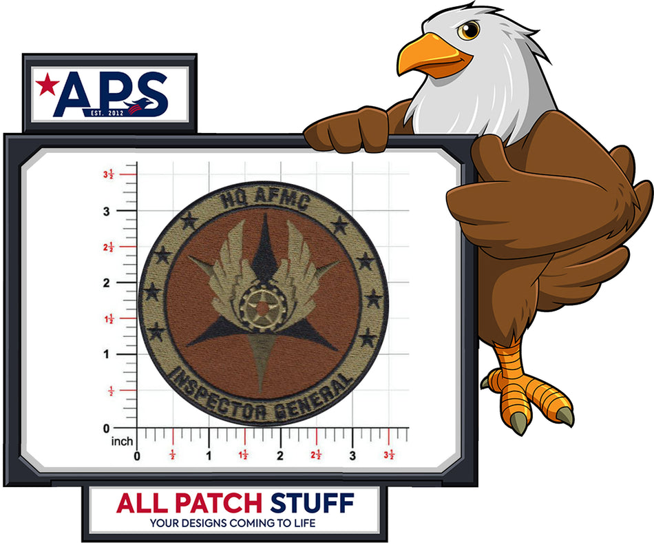Headquarters AFMC Inspector General Custom Embroidered Patch