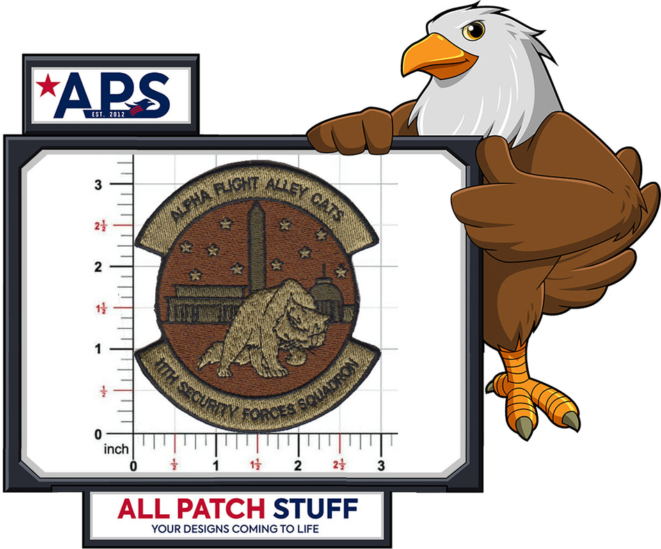 11th Security Forces Squadron Custom Embroidered Patch