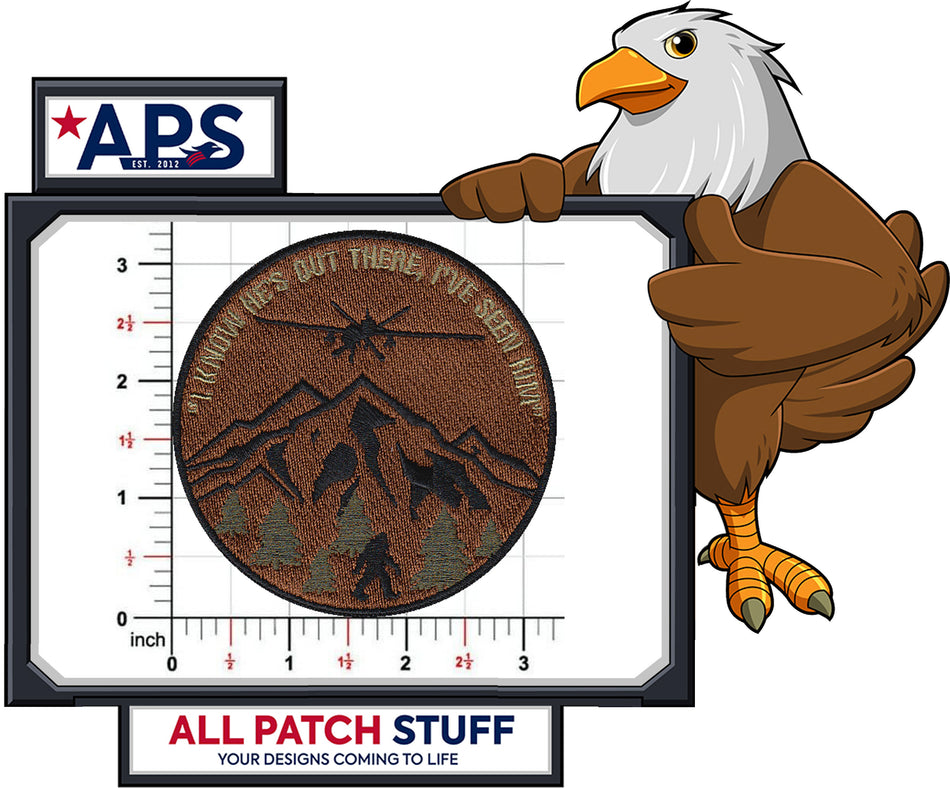 Big Foot MQ9 Custom Embroidered Patch