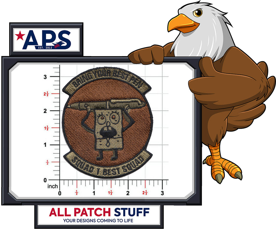 Bring Your Best Pen Custom Embroidered Patch