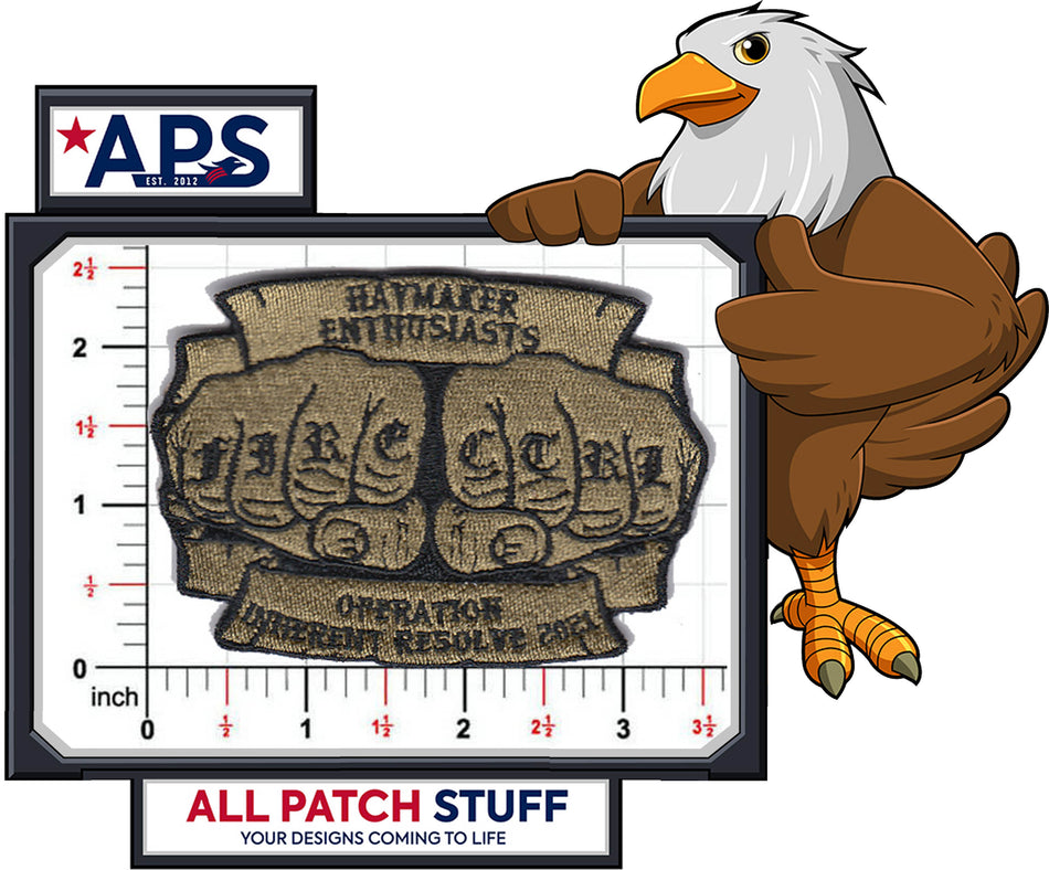 Operation Inherent Resolve 2021 - Burrito Knuckles Custom Embroidered Patch