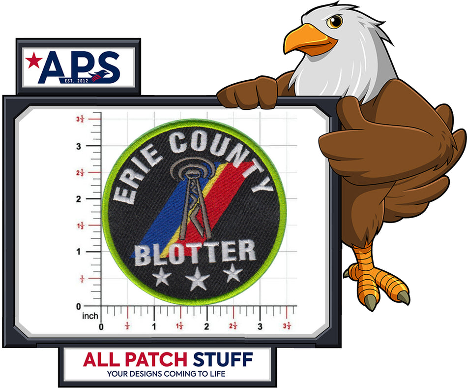 Erie County Custom Embroidered Patch