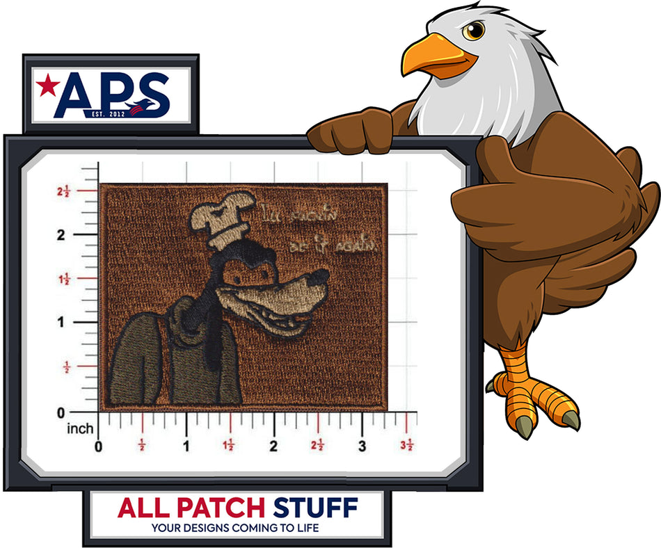 Goofy Morale Custom Embroidered Patch