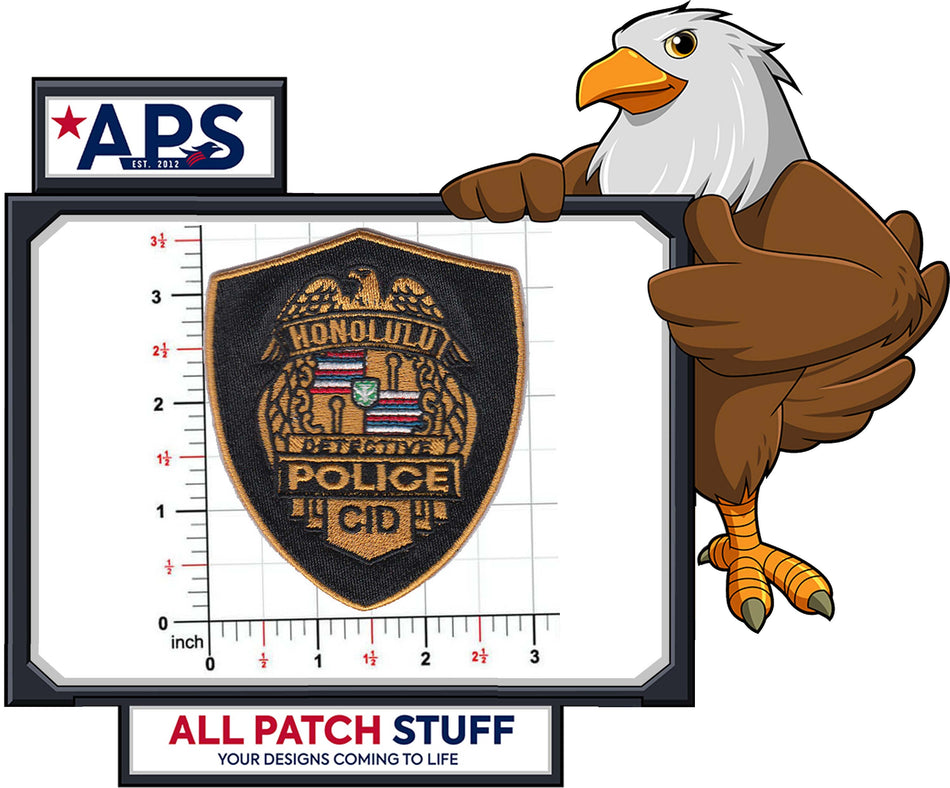 Honolulu Police Custom Embroidered Patch