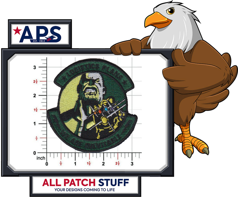 Logistics Plans - Thanos Custom Embroidered Patch