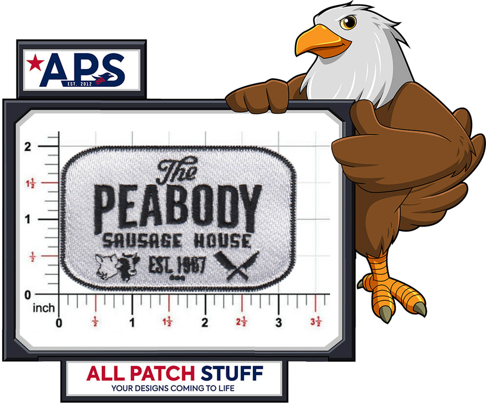 The Peabody Sausage House Custom Embroidered Patch