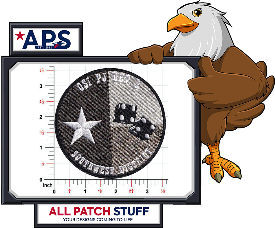 OSI PJ Det 8 Custom Embroidered Patch