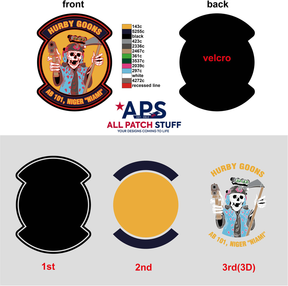 Hurby Goons Custom PVC Patch