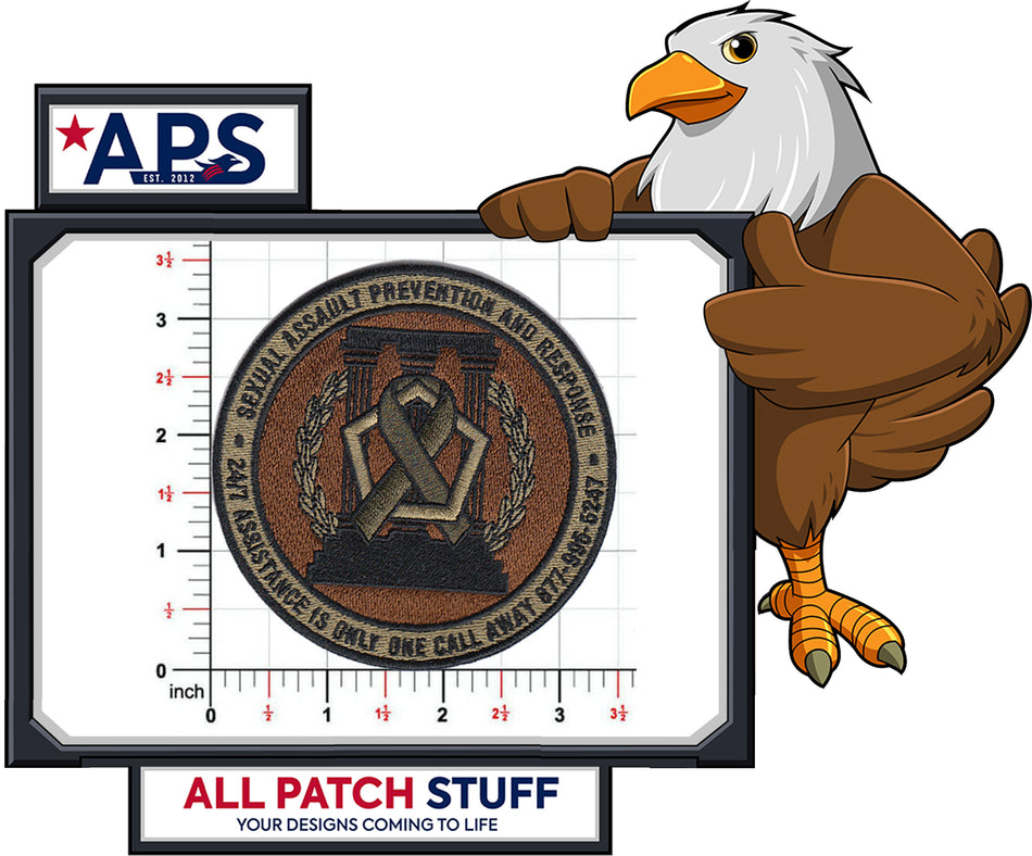 Sexual Assault Prevention and Response Custom Embroidered Patch