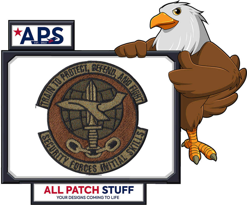 Security Forces Initial Skills Custom Embroidered Patch