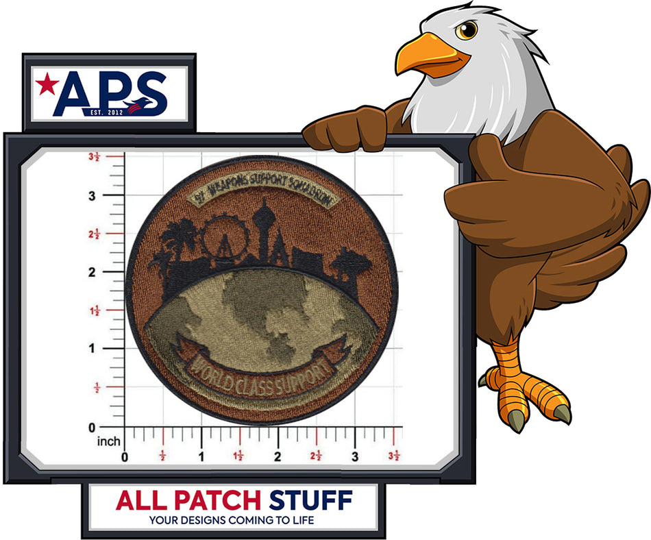 57th Weapons Support Squadron OCP Custom Embroidered Patch