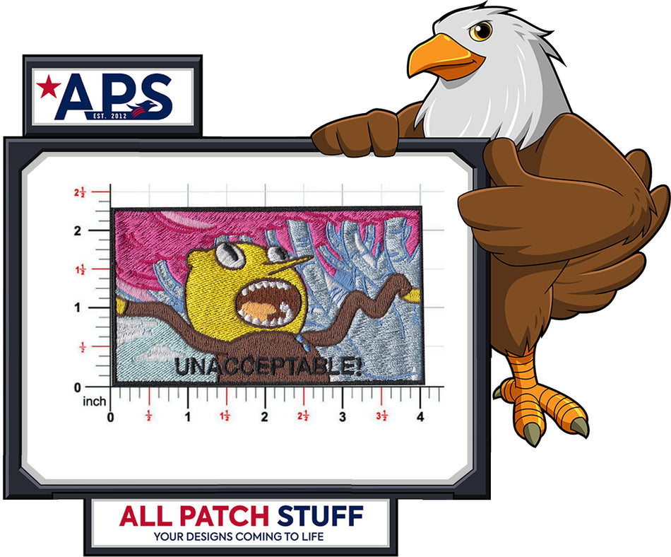 Unacceptable Custom Embroidered Patch